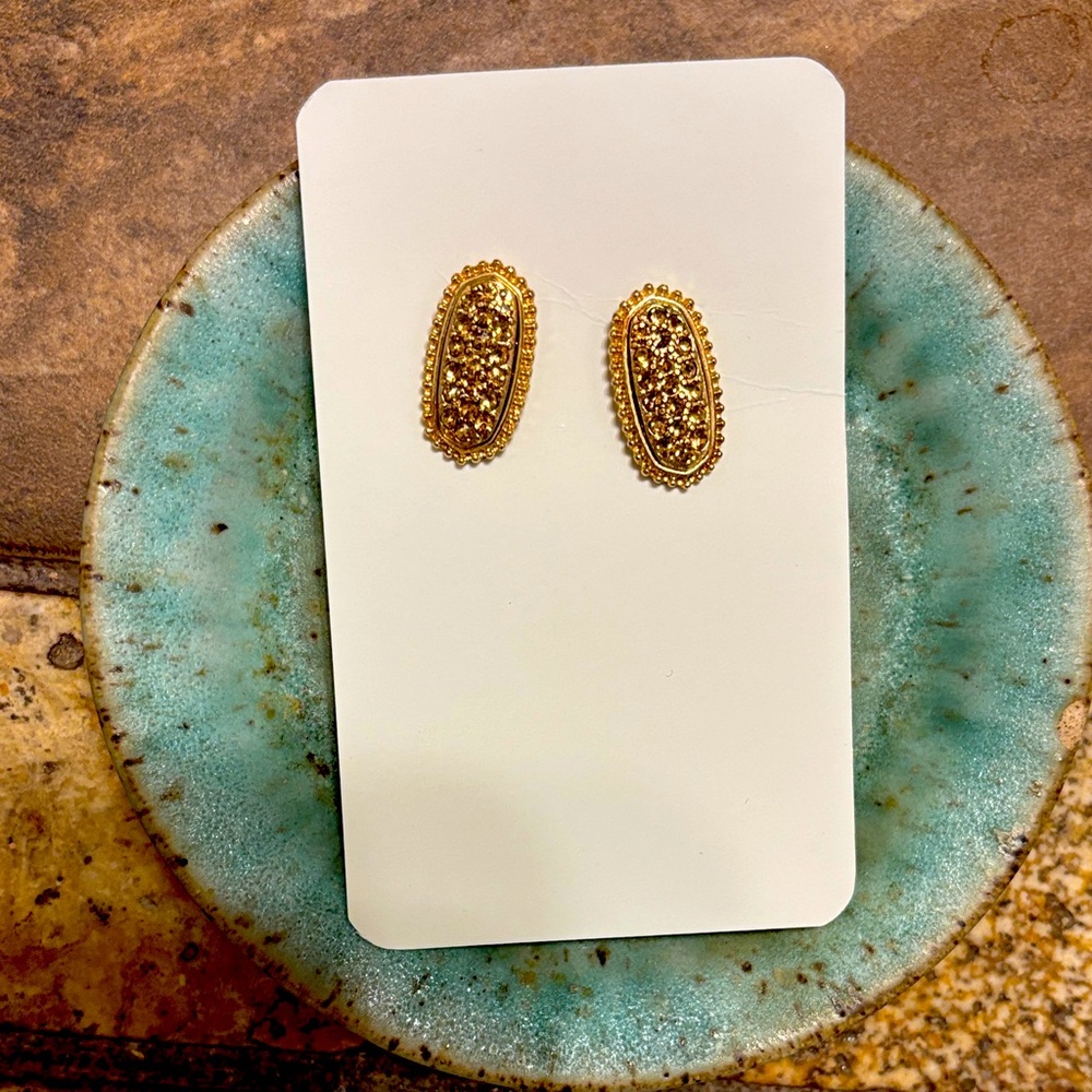Brown earrings
